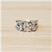 Tipo: Anillo  Solitario Ring - Estilo: Pedida - Material: Oro Blanco - Piedras: Diamantes 