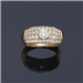 Tipo: Anillo Ring - Estilo: diamante 0,81 ct - Material: Oro Amarillo - Piedras: cuajado  diamantes 1,90ct