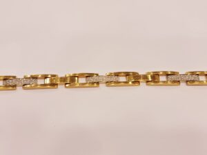 Pulsera Oro y Diamantes